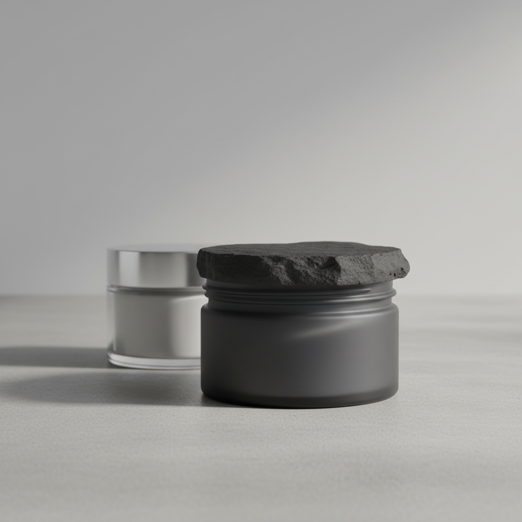Envase de pasta de textura para el pelo — fotografía de ejemplo generada con IA.